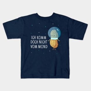 Funny peanut - astronaut Kids T-Shirt